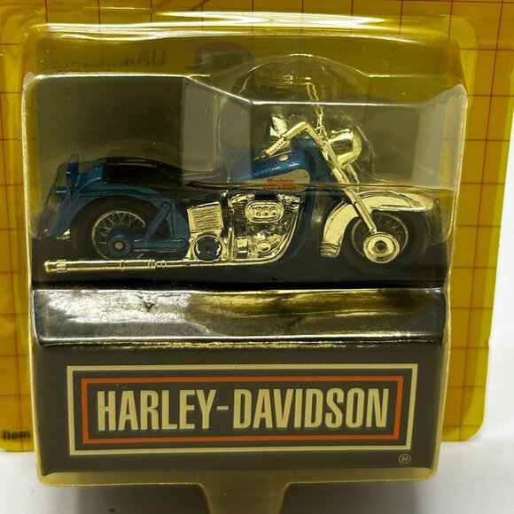 NWB 1992 Matchbox Harley Davidson Low Rider Motorcycle Die Cast Metal Blue 76245 - Picture 2 of 10